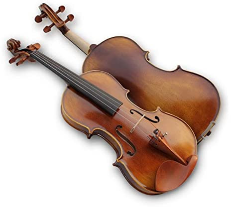 TSTS Violine anfänger Handgefertigte Matte Geige, Natürlich Luftgetrocknete Fichtendecke Mit Geigenbogen Und Etui (Color : 1/4)
