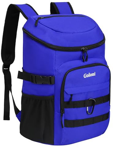 UPGRADE Kühlrucksack 24 Dosen - Leichter isolierter Rucksackkühler, auslaufsicher & 18 Stunden Eisspeicherung für Strand, Camping, Wandern (Männer, Frauen, Familie)
