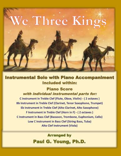 We Three Kings: Instrumental Solo with Piano Accompaniment (Christmas Instrumental Solos with Piano Collection)