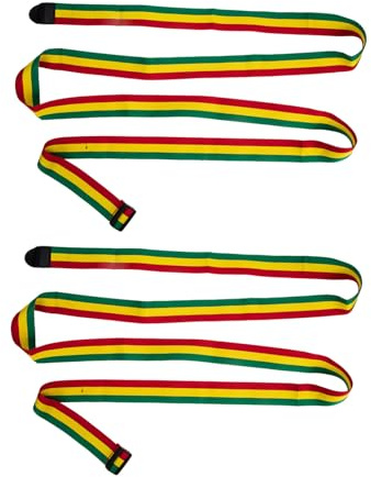VINTORKY Verstellbare Djembe Gurte Geeignet als Tamburin Schulterriemen aus Baumwolle 2 Stück Bequeme Schulterriemen Sicherer Sitz für Afrikanische Trommeln Schlagzeugzubehör für Musiker