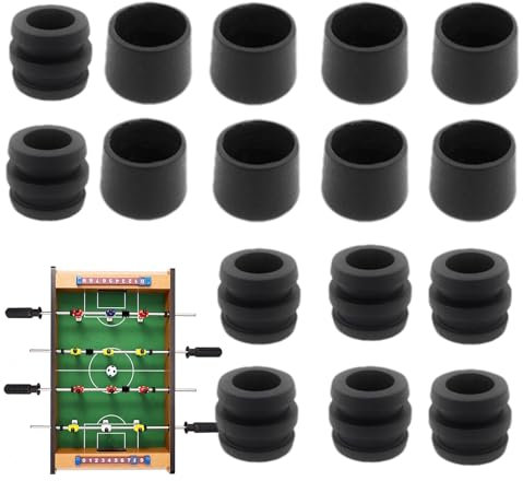 Nuytghr Football Bumper Soft Rubber, Rod Replacement Parts, Soft Rubber Foosball Bumper, Football Board Bearings, Table Football Bearings, Standard Foosball Table Parts, Professional Curly Hair Comb