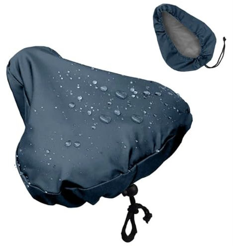 AOLUOER 1pc Outdoor Universal Fahrradsitz Regenschutz Sport Fahrradzubehör Regen- und Staubschutz Mountainbike UV-Schutz(Dark Bule)