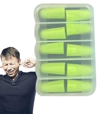 Leise Ohrstöpsel - 5 Paar Calm Ohrstöpsel zur Geräuschreduzierung, Geräusch-Ohrstöpsel, wiederverwendbare -Ohrstöpsel, geräuschunterdrückende Ohrstöpsel, multifunktionale geräuschreduzierende