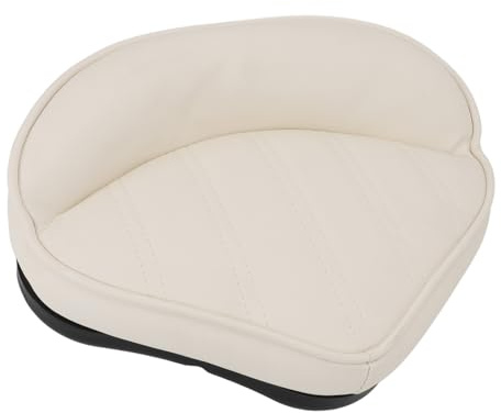 Asiento de Fundición de Pesca, Silla de Tope, Pro Lean con Cuero de PVC y Espuma de Memoria para Cubierta de Bote, Pontón, Barcos, Instalación Fácil con Tornillos