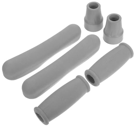 OATIPHO Cuscinetti di Ricambio in Gomma per Stampelle Punte Antiscivolo per Bastoni da Passeggio Cuscini Ergonomici per Mani e Piedi Sostituzione Durevole e Traspirante per Supporto di Mar