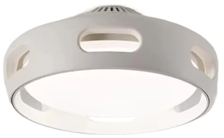 HIHSYEWYB Ventilatore da soffitto Moderno a LED, Luce Invisibile Senza Pale, Telecomando, dimmerabile, a frequenza variabile, for Soggiorno, Camera da Letto, casa(Ceiling Type,AC220v)