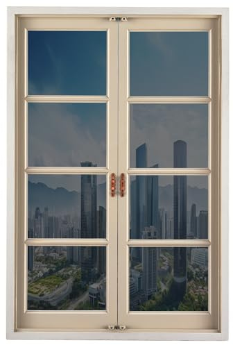 Film Anti Chaleur 100 x 200 cm Anti Chaleur UV Protection de La Vie Privée Film Occultant Protection de La Vie Privée Opaque Vitrage pour Bureau, Maison, Magasin, Gris