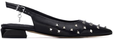 XTI - Bailarinas Mujer Negro - Calzado Cómodo y Versátil - Moda Casual - Modelo 14527501 (Talla 39)