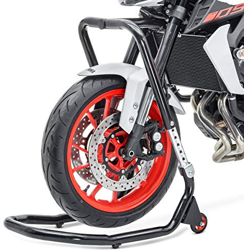 Lenkkopfständer Vorderrad V5 kompatibel mit Yamaha MT-09 13-23 schwarz