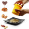 FOVNOT Manual Nut Grinder Multifunctional Dried Fruit Crusher Peanut Masher Nut Chopper Peanut Grinding Tool Suitable for Walnuts Peanuts Coffee Beans Cashews and Other Small Particles of Seasoning