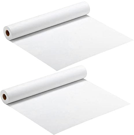 VILLFUL Aquarell Zeichenpapierrollen Weiß 2er Satz Malpapierrollen Für Kinderaktivitäten Recyceltes Säurefreies Skizzenpapier