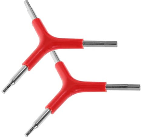 Supvox Waschmaschinen-schraubenschlüssel-Set – 2-teiliger Fahrradschlüssel 3-Wege-Werkzeug 4/5/6 Mm Perfekt Für Das Radfahren Im Freien