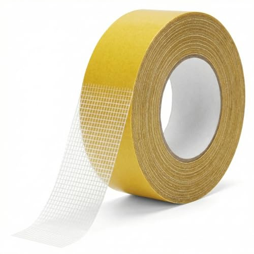 QWORK® Ruban adhésif double face pour tapis, 30mmx20m ruban antiderapant tapis