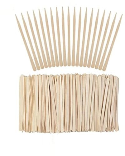 200 MINI Small Waxing Sticks Wooden Tongue Depressors Spatulas Wax Eyebrows Tatoo Sticks