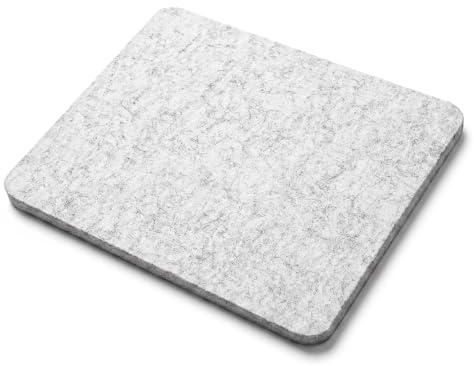 Matwsec Almohadilla de fieltro de aguja, 25,5 x 20,4 cm, almohadilla de fieltro para fieltro, base de fieltro para aguja, alfombra de fieltro de lana natural para todos los accesorios de fieltro de