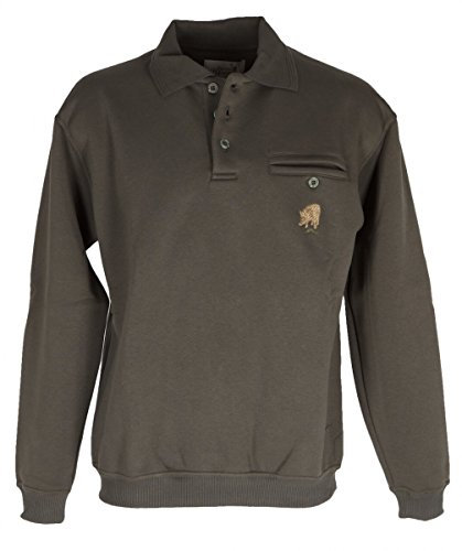 Hubertus Herren Sweatshirt 10223990 Oliv 1007 Größe XL