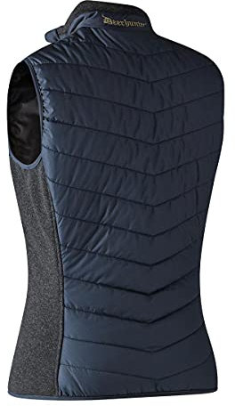 Deerhunter Lady Caroline Padded Waistcoat with Knit Dark Blue