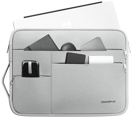Omnpak Laptop Tasche Hülle 13-Zoll für Surface Pro 12/11/10/9/8/7 | Laptoptasche Schutztasche mit Seitlicher Trageriemen, Wasserabweisende Laptop Tragetasche