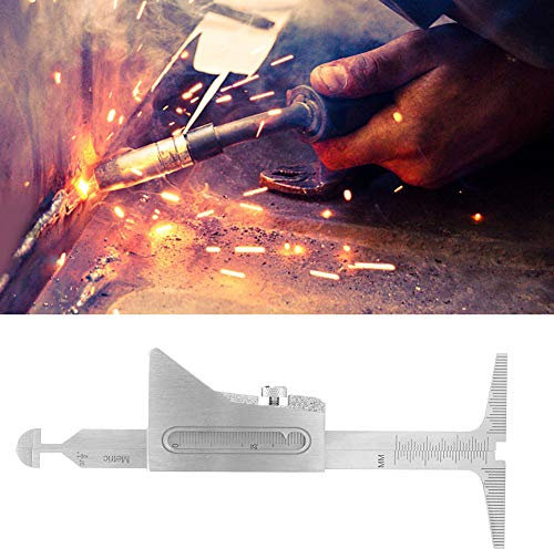 Schweißlehre Gage Test – Schweißer-Inspektionslehre Edelstahl-Schweißrohrlehre Schweißer-Inspektionslehre Werkzeug Test Naht Filet Krone Test Ulnar Werkzeug