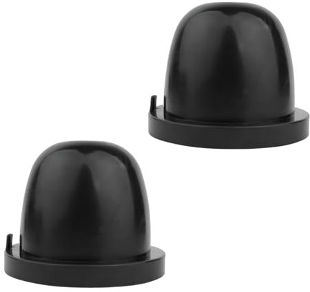 JNNJ 2 Pezzi Auto Coperture Antipolvere Gomma, Coperchio Tenuta Alloggiamento LED, Veicoli Fari Coperchio di Tenuta, Alloggiamento Tenuta Gomma Coperchio Antipolvere, per Automobile(75x55MM)