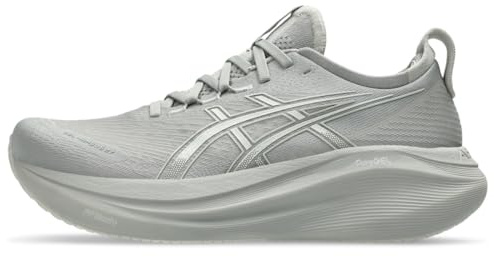 ASICS Men's Gel-Nimbus 27 Running Shoe, Seal Grey/Lake Grey, 48 EU