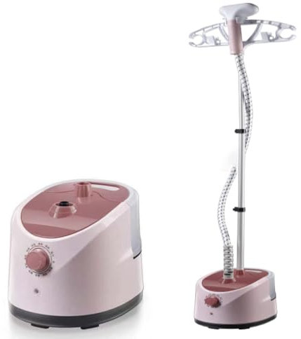 WUDLi Vaporizador De Ropa De Mano, Plancha De Pie Vaporizador De Ropa De Tamaño Completo para Ropa, Altura Ajustable, Caja De Agua De 1.8L, Removedor De Arrugas De Vapor