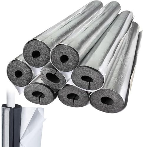 Pipe Lagging, Antifreeze Pipe Insulation, ID 22-219mm, Thickness 30mm, Length 95cm, Anti -freezing/insulation/flame Retardant, Foam Hose Foam Pipe Covers for Indoor and Outdoor Pipe(ID 22mm （7/8）× 30