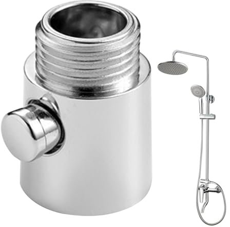 Tuxxjzm Dusch-Ein-Aus-Ventil, Duschsteuerventil,Ersatz-Wasserdruckregler Wassermenge - Rostfreies Handbrause-Absperrventil, multifunktionaler Wasserbegrenzer
