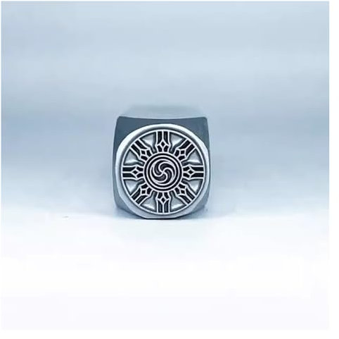 HPFHSJ Schlagbuchstaben Schmuck DIY Stempelherstellung, Stempelwerkzeug-Set, Verschiedene Muster, für Stempeln und Personalisieren weicher Metalle(Figure6)