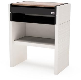 TUOZI - VENIT FLEX 0 Soporte 78 para Barbacoa de Obra Prefabricada (Blanco - 78 x 47 x 47 cm) - Uso en Exteriores