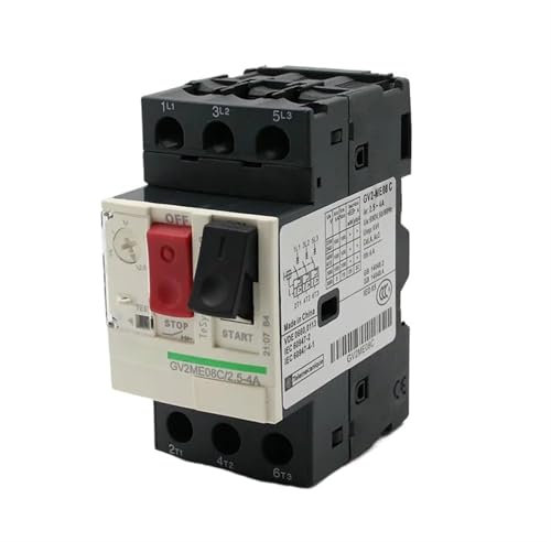 EDXFICDQ Avviatore Motore Serie GV2ME Protezione Motore Interruttore Automatico Motore Pulsante 3P Interruttore Motore di Tipo Magnetico Termico MPCB(GV2-ME20C)