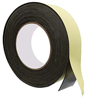 Gummiband, selbstklebendes Schaumband, zur Isolierung, Schalldämmung, Neopren-Gummi-Tür-Wetterschutz, Schwammschaumband (Farbe: Dick 3 mm, Länge 5 m, Größe: 35 mm)(Thick 3mm Length 5m,10mm)