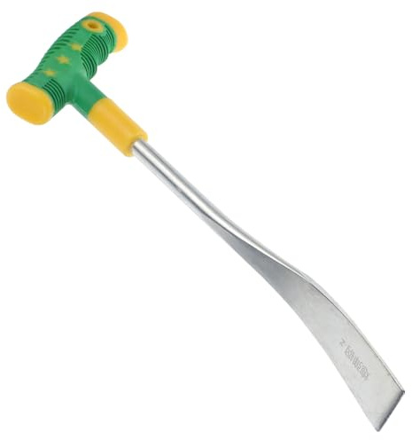 Kisangel Truelle de Jardin Robuste et Petite Pelle pour Creuser, Jardinage Manuel et Plantation, Lame INOX 1,18 Pouce Poignée Bicolore Ergonomique, Outil de Jardin Couleur Aléatoire