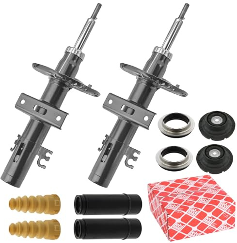 BandelOne enthält 2x Stossdämpfer+Febi Lager+Service Kit Vorderachse passend für T5 7H
