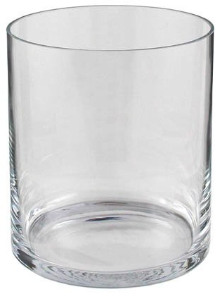 Kaheku Windlicht Vase Zylinder Glas Aida transparent d19,5 h24 cm