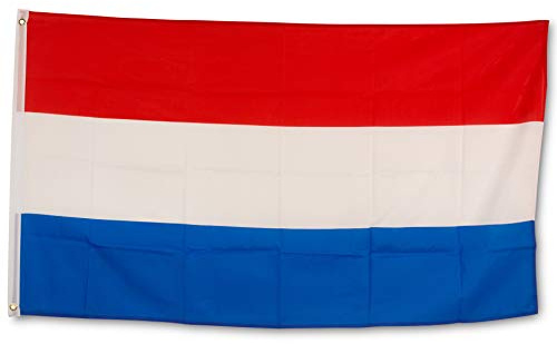 SCAMODA Bundes- und Länderflagge aus wetterfestem Material mit Metallösen, Outdoor Fahne & Flagge (Niederlande) 150x90cm