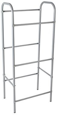 Ribelli Flaschenkastenregal für genormte Getränkekisten,Euroboxen o. Klappboxen - Getränkekistenregal aus grau lackiertem Stahlrohrgestell - Anzahl Kisten (3 Kisten grau)