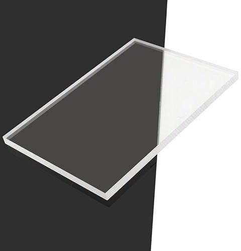 Transparent Acrylic Glass (1MM Thickness 550mm x 550mm Perspex Clear Plastic Sheet Cut to Size Replacement Safety Glass