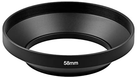 ayex Aluminium Weitwinkel Gegenlichtblende-Sonnenblende 58mm Lens Hood