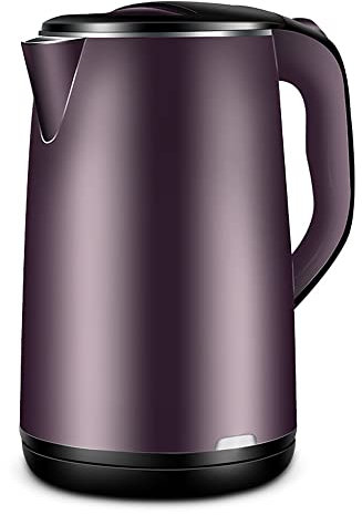 FairUo Kettles, Stainless Steel Kettle,1.8 Liter Cordless Kettle, Double-Wall Cold Touch, 1500 Watt Quick Boiling Kettle, Led Indicator, Automatic Shutdown, Dry Protection