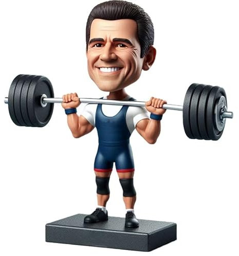 mydedor Individueller Wackelkopf, personalisierter Wackelkopf für den ganzen Kopf, handgefertigte Wackelköpfe, individuelle Dekoration für Langhantel, Frauen, Dekoration oder einzigartige Geschenke
