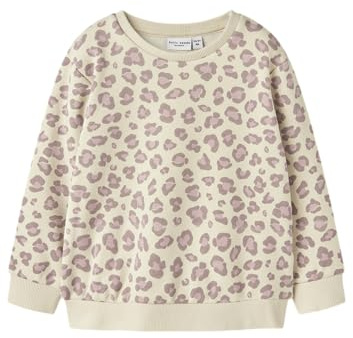 NAME IT Nmfdavina Ls Noos Sweat Polaire, Sable d'été, 104
