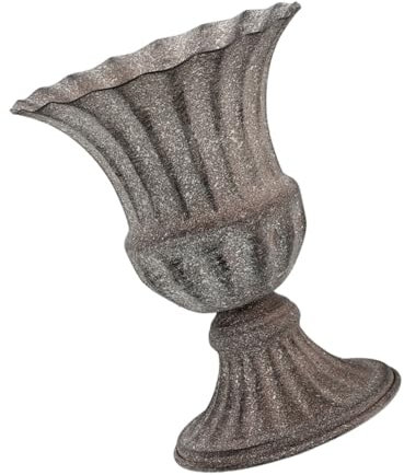 Vaso Commemorativo per Cimitero in Ferro, Elegante e Semplice