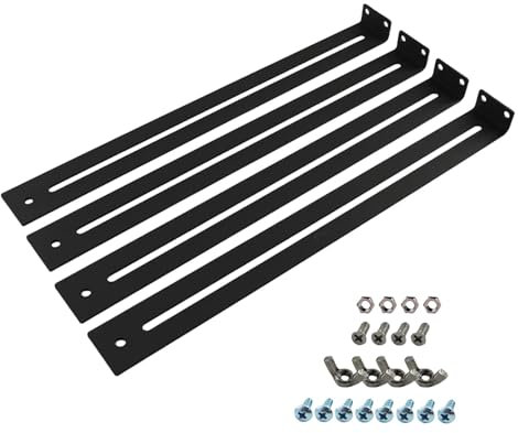 4Pcs Drawer Repair Kits Furniture Repair Accessories Bracket Fixed Plate Drawer Hardware for Most Drawer Furniture Repair Accessories Brackets
