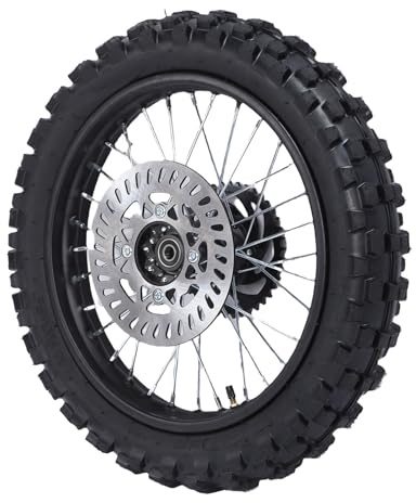 Akozon Dirt-Fahrrad Hinterradreifen 16 Zoll 90/100-16 15 Mm Achse 420 41T Hinterrad-Randreifen-Reifenbaugruppe für Schlagstar