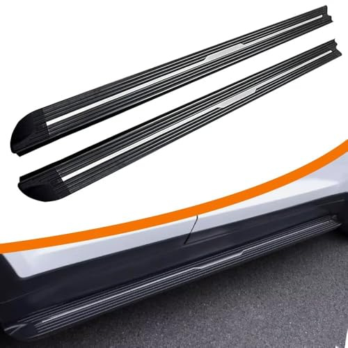 Black King Kong Lot de 2 marchepieds en alliage d'aluminium pour Lexus RX RX350 RX450h 2023-2026 – Pas de perçage nécessaire, marche latérale du véhicule