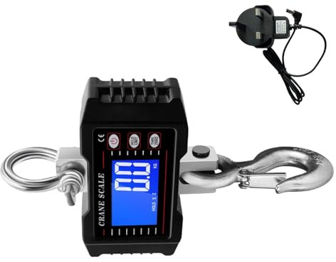 Strumento di pesatura digitale sospeso portatile con funzione di tara per bestiame fabbrica e magazzino Usa strumento di pesatura sospeso digitale