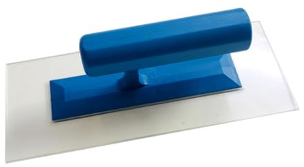 lmoikesz Cazzuola di finitura leggera, cazzuola per intonaco con manico, utensili durevoli per lucidatura del calcestruzzo, tutti professionali, rasatura durevole per cartongesso