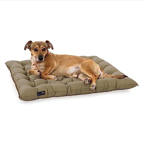 Pointer | Urban Hundekissen Grosse Hunde, 90x80 cm - Orthopädisches Hundebett Waschbar bis 95°C, Geruchsfrei, Robust, Indoor & Outdoor, Made in Germany (XXXL - 90x80 cm, Goldbraun)