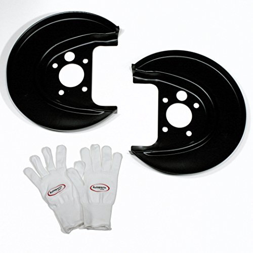Autoparts-Online Set 60010329 2 x Spritzbleche/Ankerbleche/Deckbleche links + rechts für hinten/für die Hinterachse